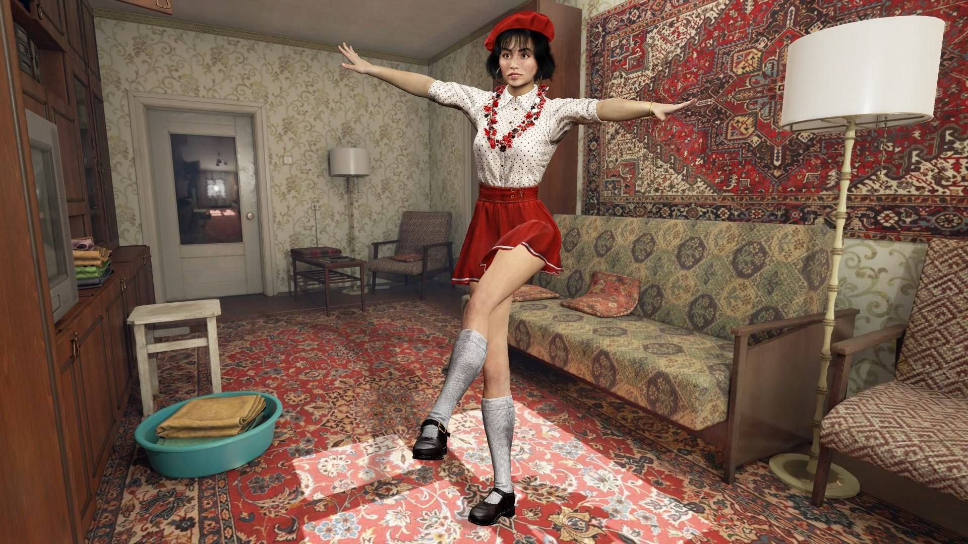 Sophie short skirt Clair Obscur Expedition 33 смотреть онлайн