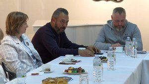 Участников спецоперации поздравили со столетием Мытищ