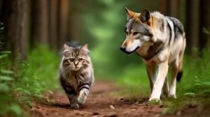 Кошка и Волк