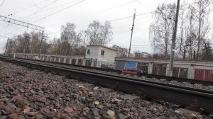 Паровозы ТЭ-3162 и ЛВ-0182 на станции Болшево