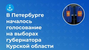 В Петербурге началось голосование на выборах губернатора Курской области