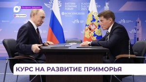Олег Кожемяко обсудил с Владимиром Путиным вопросы строительства жилья в Приморье