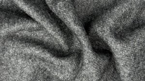 Пальтовая ткань с микродиагональю Серый меланж