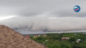 Впечатляющие кадры: облачное цунами обрушилось на Хабаровск