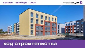ЖК «Крылья», ход строительства сентябрь 2025