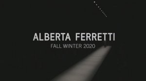 Показ женской коллекции Alberta Ferretti осень-зима 2020-2021