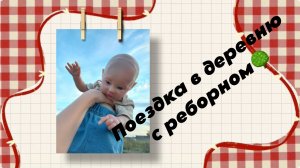 Поездка в деревню с реборном🌳