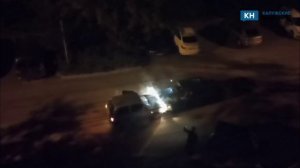 На калужской улице молодежь устроила ночной автобеспредел