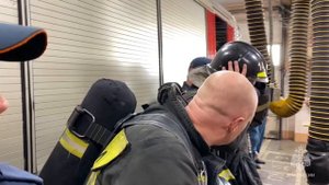 В день пожарной охраны Московского района в стенах 14-й пожарно-спасательной части прошел молебен