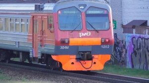 Электрички в октябре