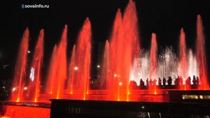 Открытие фонтана "40 лет Победы в Великой Отечественной войне" после ремонта в Самаре