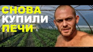Купили ещё 2 печи. Уборка теплиц и высадка овощей в осень. Приёмка бани.