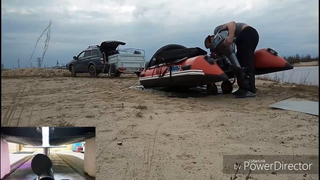 Первый спуск на воду лодки Stormline Heavy Duty AL 360 с мотором Mikatsu 9.9 смотреть онлайн