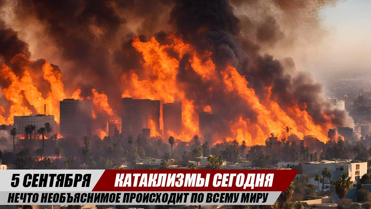 Новости Сегодня 05.09.2025 ЧП, Катаклизмы, События Дня: Европа Шторм США Пожары Мексика Наводнение