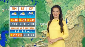Прогноз погоды на 8 сентября в Новосибирске