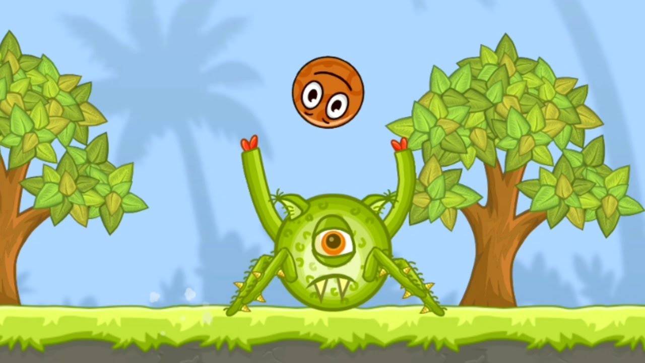 Красный Шар в игре Bounce Ball 5 Уровни 96-100 Босс смотреть онлайн