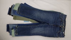 39030 Джинсы женские бренд, 1пак, 6E3, секонд (cream/extra) оптом