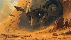 When Giants Sleep in Sand 🏜️👁️ 2-Hour Epic Dystopian Ambience ｜ Colossal AI Soundscape