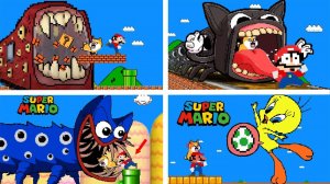 🐢 MARIO: ВСЕ СЕРИИ ЛАБИРИНТЫ с ПОЕЗДОЕДОМ - это КОШМАР?