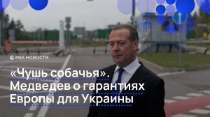 "Чушь собачья". Медведев о гарантиях Европы для Украины
