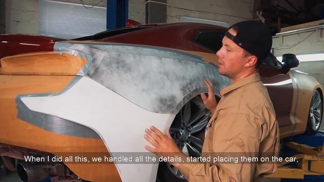 Изготовление бодикита Camaro 2017 смотреть онлайн