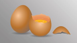 РИСУЕМ реалистичные разбитые яйца В ПРОГРАММЕ в ADOBE ILLUSTRATOR УРОК ДЛЯ НАЧИНАЮЩИХ.