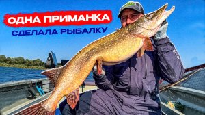 ОДНА ПРИМАНКА СДЕЛАЛА РЫБАЛКУ! КРУПНАЯ ЩУКА НА ОКЕ!