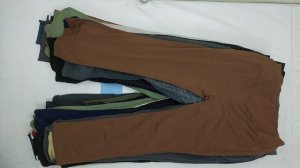 38985 Штаны спортивные хб, 1пак, C27, секонд (cream/extra) оптом