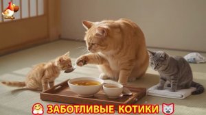 Заботливые котики спешат на помощь 😸😹😻 (303)