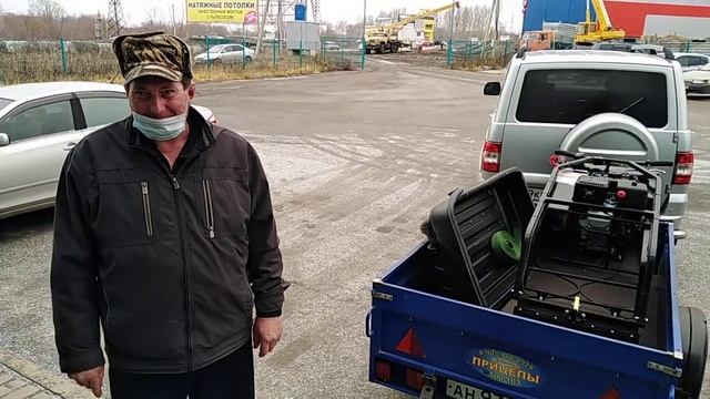 Отзыв о мотобуксировщике Sharmax смотреть онлайн