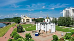 Витебск. Памятник Александру Невскому. Благовещенская церковь. Храм Александра Невского.