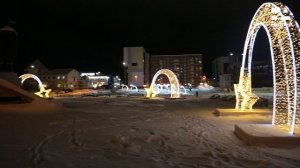 Арка со звездой и светодиодной подсветкой. Для благоустройства городских площадей.Собственное про-во