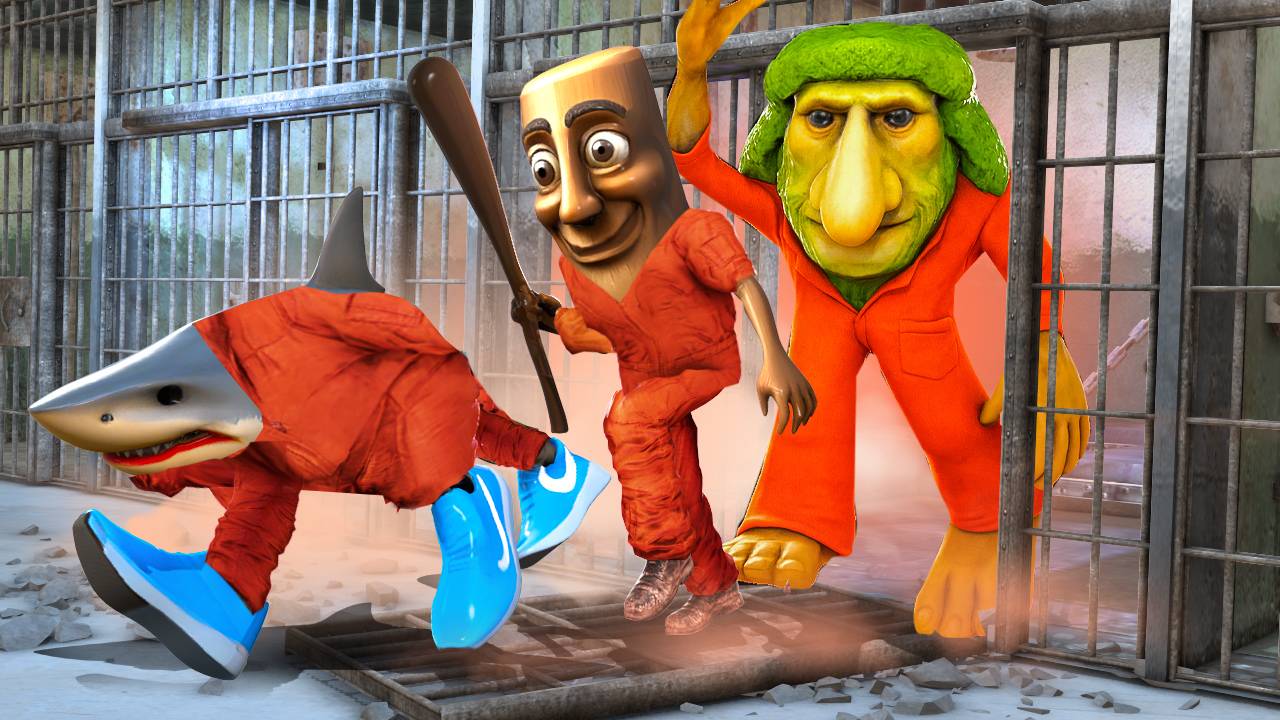 БРЕЙНРОТЫ СБЕЖАЛИ! ОПАСНЫЕ БРЕЙНРОТЫ НА СВОБОДЕ! ПОБЕГ ИЗ ТЮРЬМЫ В Garry`s Mod