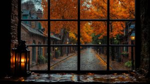 Осенний Шум Дождя с Грозой для Сна |Атмосфера Осени Для Расслабления