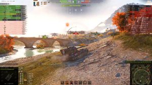 Бабаха жжёт на Кавказе с центра (Мир Танков) FV215b 183