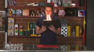 книга с огнем