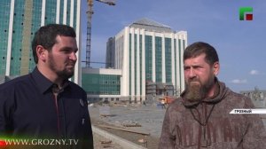 Рамзан Кадыров проинспектировал ряд строительных площадок Грозного