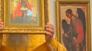 Икона Архангела Михаила в Первом Московском кадетском корпусе. Репортаж Е. Зайцевой
