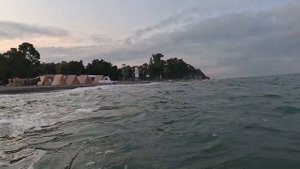 Пляж посёлка Агудзера