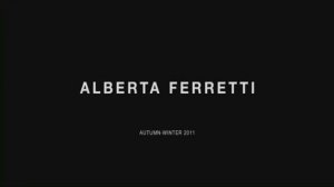 Показ женской коллекции Alberta Ferretti осень-зима 2011-2012