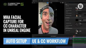 Facial Capture из MetaHuman в Character Creator 5 | Рабочий процесс CC + Unreal Engine