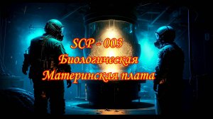 scp-003 Биологическая материнская плата