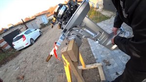 Покупка китайского лодочного мотора SHARMAX SM9.8 - распаковка и первый запуск