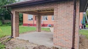 Кирпичная беседка 4х5 из LEGO-кирпича. Обзор проекта с комментариями.