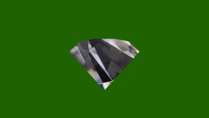 ФУТАЖ  АЛМАЗ   НА ЗЕЛЕНОМ ФОНЕ / ХРОМАКЕЙ / ДЛЯ МОНТАЖА ВИДЕО