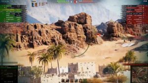 Объект 263 методично наказывает тыловиков в кустах (Мир Танков)