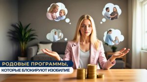 Родовые программы, которые блокируют изобилие #установки #терапия #психология #взаимодействие