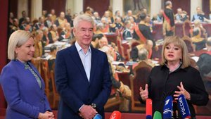 Собянин и Любимова открыли выставку с шедеврами Русского музея