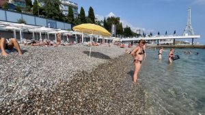 Отдых в Крыму. Ялта Курорт. Снова Реконструкция. Обстановка на пляжах в Бархатный сезон
