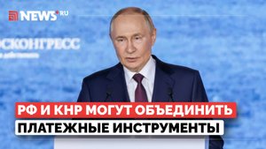 Путин допустил объединение платежных систем России и Китая